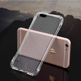 苹果手机壳 iPhone6plus气囊防摔壳 5s透明tpu硅胶保护软壳防爆