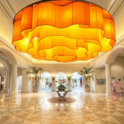 现代中式吊灯茶楼灯祥云朵大型工程吸顶灯中国风创意客厅酒店灯具