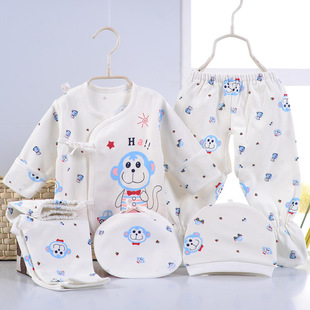 新生儿衣服0-3个月纯棉初生婴儿内衣套装和尚服宝宝纯棉秋衣秋裤