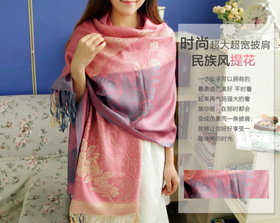 new fashion national style shawl jacquard women scarf 围巾女