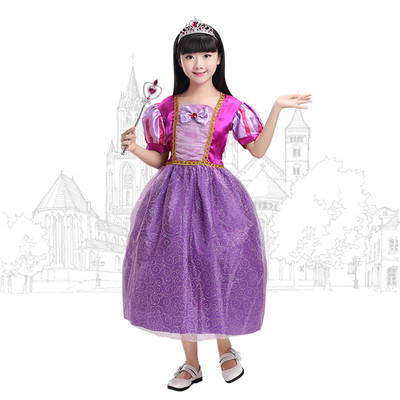万圣节儿童服装儿童公主披风表演服白雪公主公主裙万圣节服装儿童