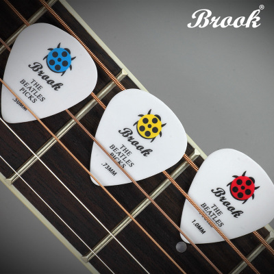 原装正品布鲁克BROOK BEATLES 赛钢吉他拨片 原创设计国内最优质