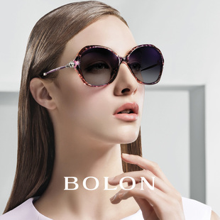 BOLON暴龙太阳镜 女2015新品 高清偏光复古墨镜BL2519