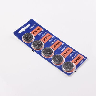 SONY索尼CR2025纽扣电池 汽车遥控钥匙钟表玩具电子产品电池