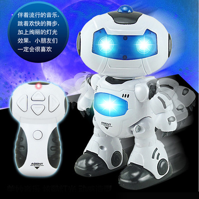 冰果特工早教遥控机器人玩具智能电动充电遥控儿童亲子玩具礼物