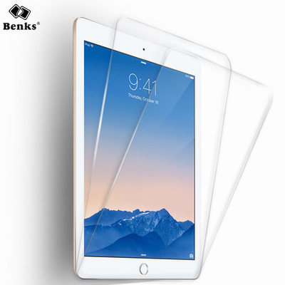 Benks苹果iPad Pro 9.7钢化膜屏幕玻璃膜 高清9H硬度高抗蓝光贴膜