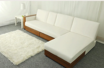 特价日式沙发床 带贵妃 可储物可折叠沙发床