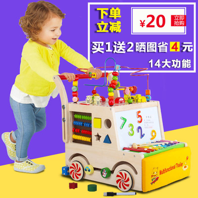 多功能儿童学步车手推车宝宝学步推车小孩助步车7-18个月婴儿玩具