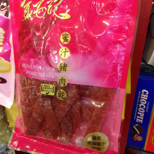 金安记猪肉干蜜汁猪肉脯 独立包装台湾进口零食台湾夜市小吃150g
