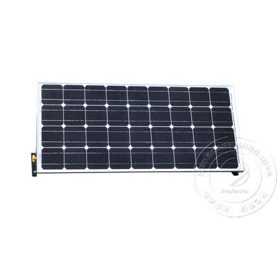 100W太阳能光伏支架折叠简易太阳能电池板家用户外发电支架配件