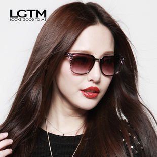 LGTM新款太阳镜女防紫外线明星款大框墨镜复古时尚韩版潮男墨镜