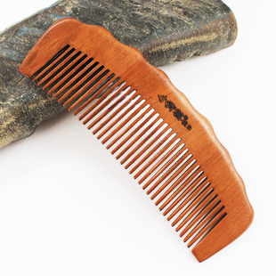 小背篓正品桃木梳 优质整木梳子 密齿宽齿大齿多款可选护发防静电