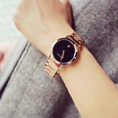 新款大牌时尚潮流女性石英表韩版简约女生手表超薄防水女士时装表