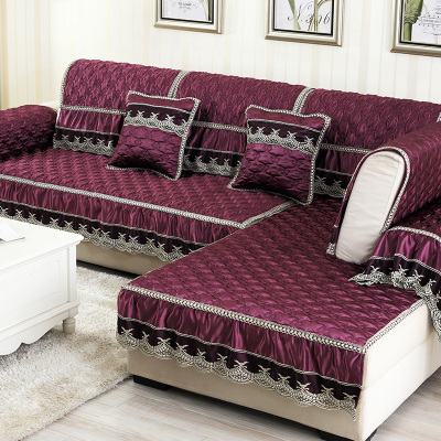 沙发垫布艺欧式简约现代韩式蕾丝沙发套定做订做防滑全包全盖四季