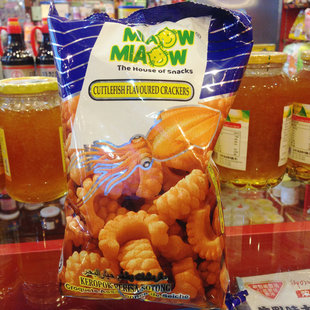 马来西亚 进口膨化食品 妙妙 Miaow Miaow 鱿鱼鲜60（70）g