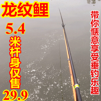 特价钓鱼竿渔具垂钓用品4.5米短节超轻超硬28调鱼竿手竿台钓竿