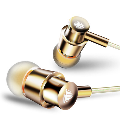 Cosonic W6入耳式有线线控耳机 重低音 通用型 手机金属 音乐耳机
