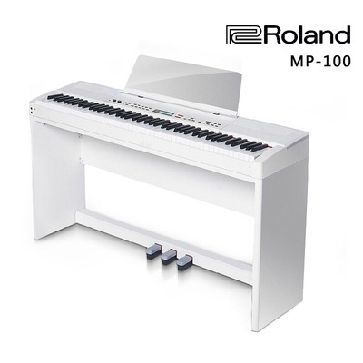 ROLAND罗兰电钢琴88键重锤教学琴 MP-100 MP100电子钢琴 数码钢琴