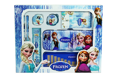 迪士尼冰雪奇缘 礼品文具礼盒套装 儿童生日礼物学习用品奖品包邮