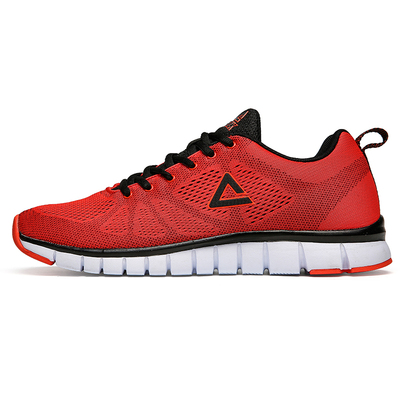 匹克正品新款男鞋秋季透气红色跑步鞋休闲运动鞋低帮鞋子减震黑色