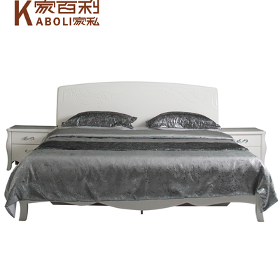 韩式田园欧式套房卧室成套家具套装1.58米高箱床大衣柜四件套组合