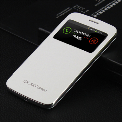 卡布斯 三星G7106手机壳 G7108V手机套sm-g7109原装皮套 智能休眠