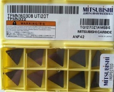 原装日本三菱倒角刀片TPMN160308 UTI20T三角形刀片