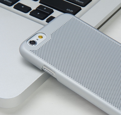iphone6超薄透气手机壳 4.7苹果6外壳散热保护套i6手机软壳防摔潮
