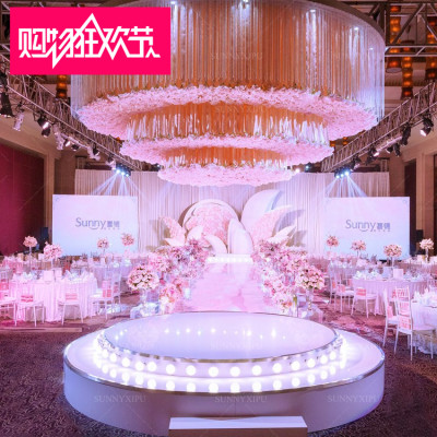 包邮北京喜铺婚礼策划粉色温馨浪漫主题结婚现场布置主持摄影摄像