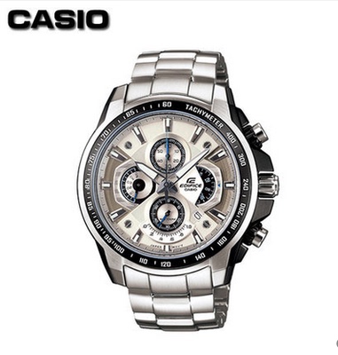 正品卡西欧手表男士机械表EF-560D-7AV防水机械运动钢带男士手表