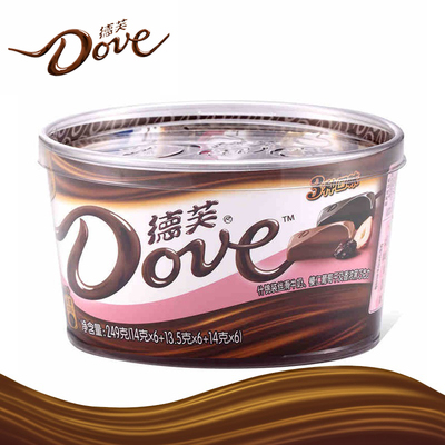 Dove/德芙 巧克力什锦拼盘249g/盒  三种口味 新包装