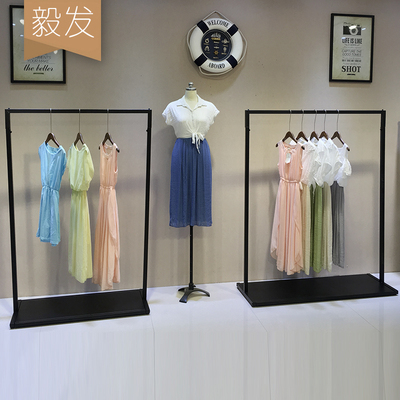 Zara服装店衣架展示架高端靠墙货架中岛中岛女装店铁艺创新服装架