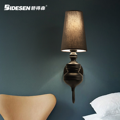 碧得森现代简约欧式创意家居书房卧室床头 卫士壁灯送LED灯泡