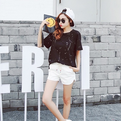 2016夏装新款韩版宽松短袖T恤女装韩国百搭上衣体恤潮夏季