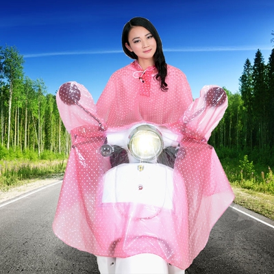 电动车雨衣电瓶车雨披摩托车骑行套装透明雨衣加大时尚男女包邮