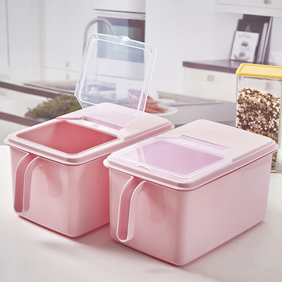 12斤装小号米桶塑料储米箱米缸厨房储面箱带盖塑料防虫无毒无味