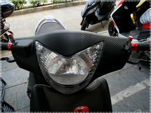 摩托车电动车女装车女式摩托改色膜碳纤维贴纸贴膜装饰用品车膜