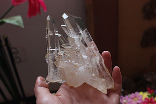 纯天然白水晶水晶簇原石白水晶晶簇标本原石晶体透精品消磁防辐射