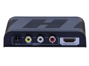 AV TO HDMI AV转HDMI视频转换器 倍频1080P 全高清智能转换器