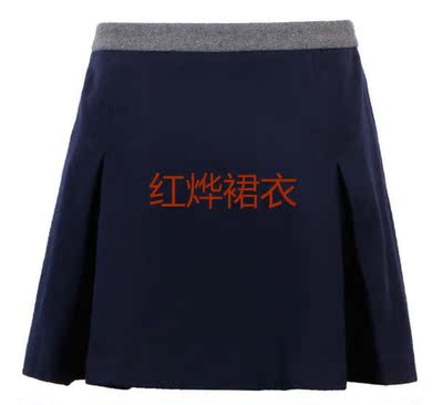 2015冬装新款韩版加厚羊毛呢显瘦A字裙短裙西装裙半身裙