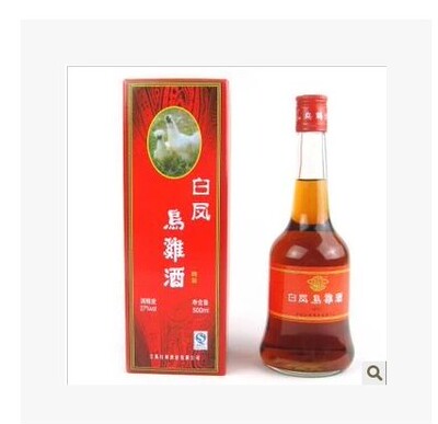 江西特产白凤牌红精装泰和乌鸡乌骨鸡500ML吉安中国大陆