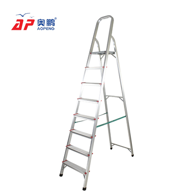 奥鹏AP-9238W梯子铝合金人字梯家用伸缩折叠两用移动楼梯加厚特价