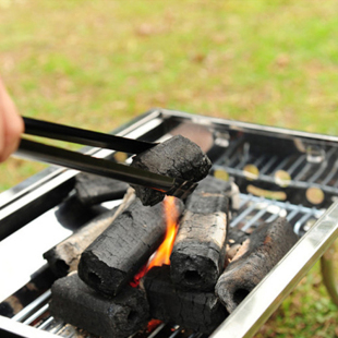 红色营地户外烧烤木炭 机制木碳 环保果木木炭飘香烤肉木炭