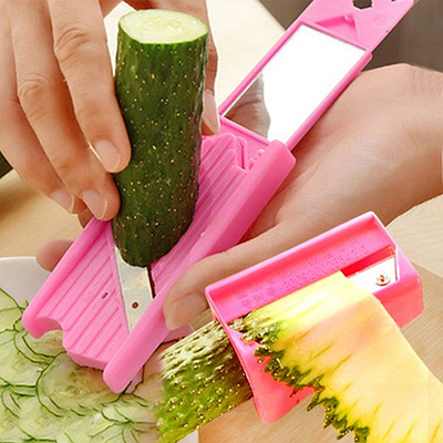 黄瓜美容刀具两件套 黄瓜面膜器 卷刀+切片器 批发