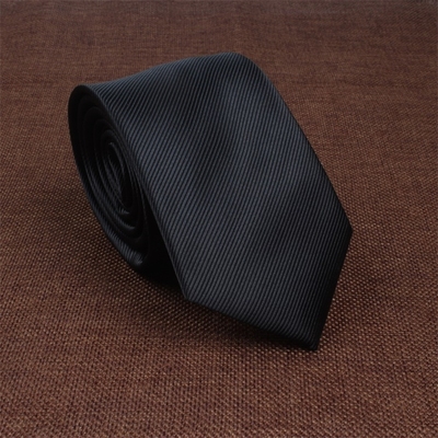 领带男7CM纯黑窄版韩版商务休闲职业正装包邮窄款
