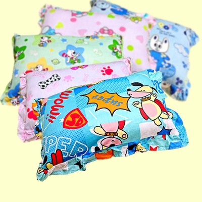 【天天特价】全棉儿童枕卡通纯棉保健枕 枕芯宝宝婴儿小孩子枕头