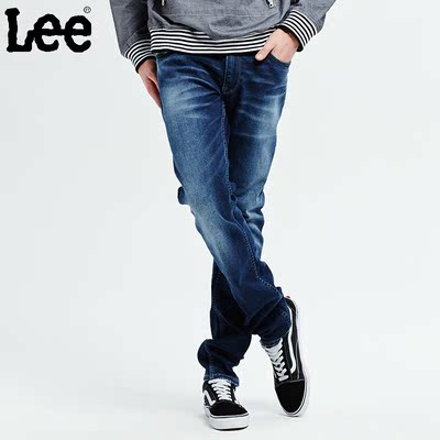 2016秋冬季款 Lee正品代购 男士舒适小直脚牛仔长裤L11709V17X64