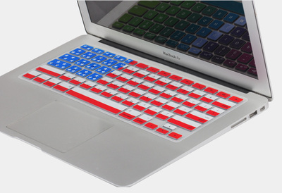 苹果笔记本mac Pro Air 11寸13.3/15.4寸美国旗 英国旗 键盘贴膜