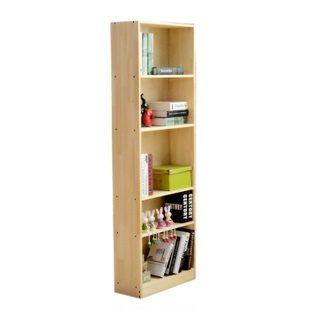特价实木组合书柜 储物柜松木组合书架实木柜子松木简易置物书架
