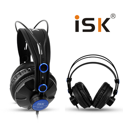 ISK HP-680专业监听耳机 全封闭头戴式耳机 DJ录音K歌耳塞重低音